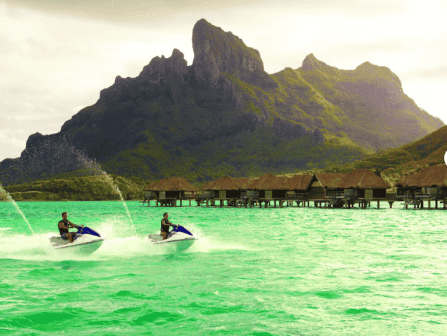 overwater villa bora bora